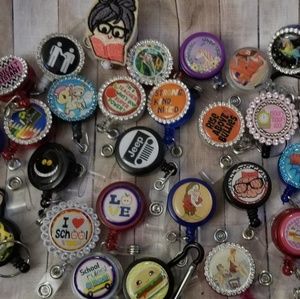 Badge reels lot
